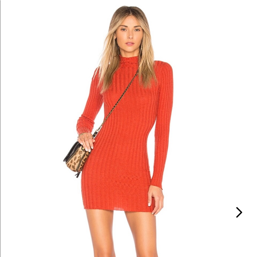 Lovers And Friends Be Fierce Dress in Bright Coral Size Small NWT ****Revolve***